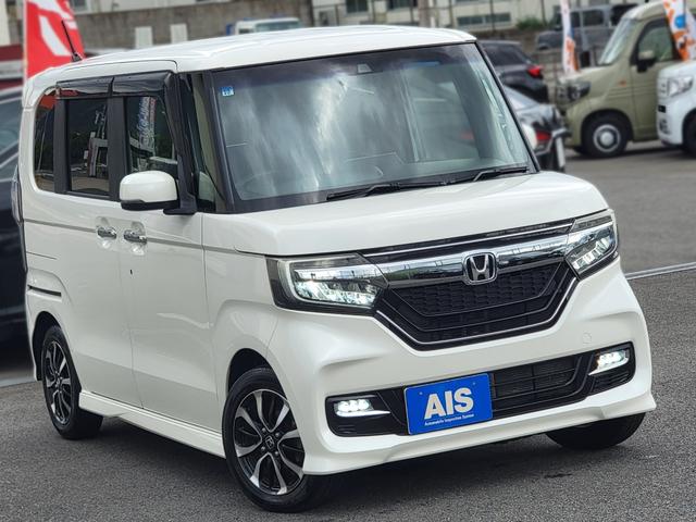 Ｎ－ＢＯＸカスタム Ｇ・ＥＸホンダセンシング　禁煙　両側Ｐスライド　ＬＥＤライト＆フォグ　純正ナビ　Ｂカメラ　Ｂｌｕｅｔｏｏｔｈ　ＵＳＢ　ＥＴＣ　ロールサンシェード　レーダークルーズ　衝突軽減ブレーキ　車線逸脱制御　横滑り制御　障害物センサー（18枚目）
