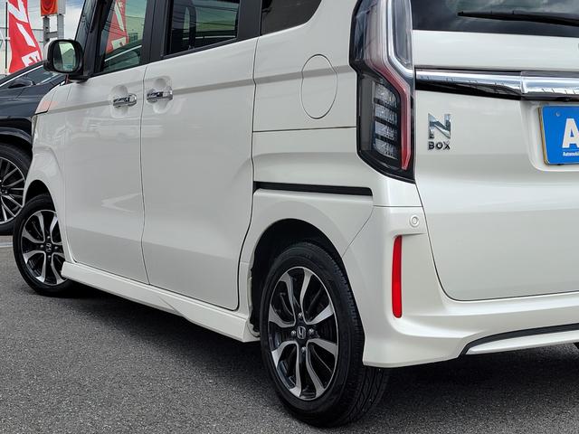 Ｎ－ＢＯＸカスタム Ｇ・ＥＸホンダセンシング　禁煙　両側Ｐスライド　ＬＥＤライト＆フォグ　純正ナビ　Ｂカメラ　Ｂｌｕｅｔｏｏｔｈ　ＵＳＢ　ＥＴＣ　ロールサンシェード　レーダークルーズ　衝突軽減ブレーキ　車線逸脱制御　横滑り制御　障害物センサー（30枚目）