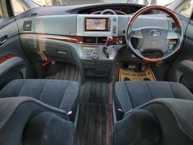 エスティマ ２．４アエラス　Ｇエディション　モデリスタエアロ　車高調　ツインムーンルーフ　両側パワースライド　ＨＤＭＩ　Ｂｌｕｅｔｏｏｔｈ　ＵＳＢ　スマートキー＆プッシュスタート　クルーズコントロール　ステアリングリモコン（6枚目）