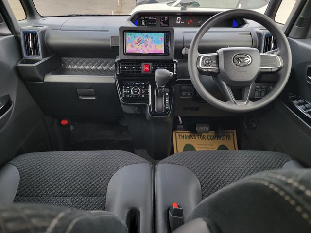 タント カスタムＸスタイルセレクション　両側パワースライド　ナビ　Ｂカメラ　Ｂｌｕｅｔｏｏｔｈ　ＵＳＢ　ＴＶキット　シートヒーター　シートバックテーブル　ロールサンシェード　ＬＥＤライト＆フォグ　衝突軽減ブレーキ　車線逸脱制御　Ｐセンサー（8枚目）