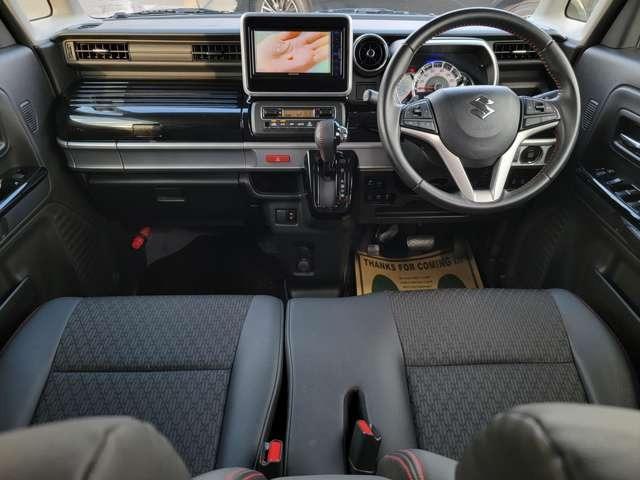 スペーシアカスタム ハイブリッドＸＳターボ　ナビ　Ｂカメラ　ＨＤＭＩ　Ｂｌｕｅｔｏｏｔｈ　ＵＳＢ　ＥＴＣ　ドラレコ　両側Ｐスライド　ハーフレザー　シートヒーター　クルコン　ＬＥＤライト＆フォグ　衝突軽減ブレーキ　車線逸脱制御　障害物センサー（8枚目）