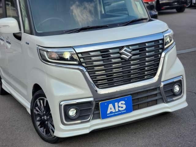 スペーシアカスタム ハイブリッドＸＳターボ　ナビ　Ｂカメラ　ＨＤＭＩ　Ｂｌｕｅｔｏｏｔｈ　ＵＳＢ　ＥＴＣ　ドラレコ　両側Ｐスライド　ハーフレザー　シートヒーター　クルコン　ＬＥＤライト＆フォグ　衝突軽減ブレーキ　車線逸脱制御　障害物センサー（19枚目）