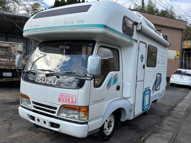 エルフトラック 　キャンピング、カスタム、パワステ、パワーウインドウ、バックカメラ、ＴＶ（2枚目）