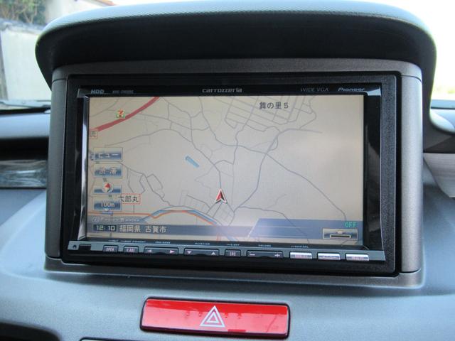 アブソルート 後期型 1年保証付 社外HDDナビ バックカメラ フリップダウンモニター スマートキー HID ETC 純正2本出スポーツマフラー 新品黒革調シートカバー オートローン審査自信有(地域限定)(11枚目)