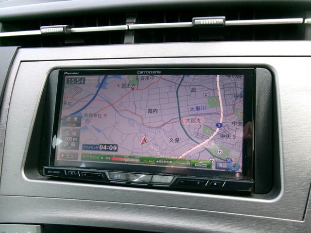プリウス Ｇ　後期型　モデリスタエアロ　社外ＳＤナビ　地デジＴＶ　バックカメラ　プッシュスタート　ＨＩＤ　ＥＴＣ　ユーザー買取　リヤ修復歴有（11枚目）