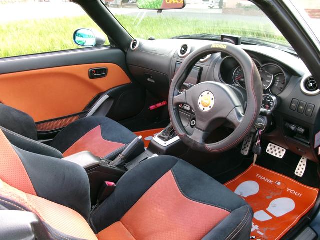 コペン アルティメットエディション　ビルシュタイン足廻り　レカロシート　ＢＢＳ１５インチアルミホイール　ＳＤナビ　地デジＴＶ　キーレス　ＥＴＣ　ＨＩＤ　シートヒーター　定期点検整備記録簿　ユーザー買取（32枚目）