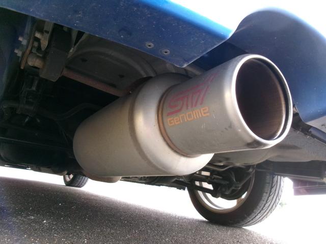 インプレッサスポーツワゴン WRX ターボ STiマフラー タイミングベルト交換済 USBオーディオ 純正アルミ HID ETC 新品フロアマット ユーザー買取(47枚目)