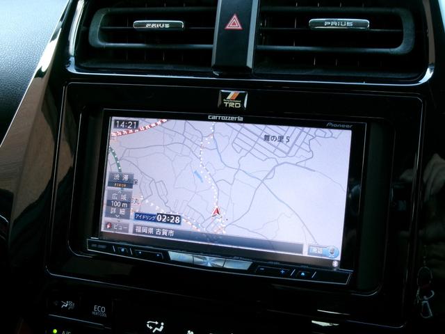 プリウス S 1年保証 SDナビ 地デジTV バックカメラ Bluetooth接続 プッシュスタート スマートキー2個 ETC ユーザー買取(12枚目)