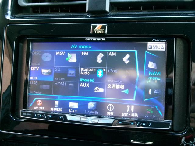 プリウス S 1年保証 SDナビ 地デジTV バックカメラ Bluetooth接続 プッシュスタート スマートキー2個 ETC ユーザー買取(16枚目)