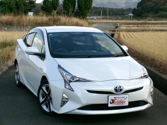 プリウス S 1年保証 SDナビ 地デジTV バックカメラ Bluetooth接続 プッシュスタート スマートキー2個 ETC ユーザー買取(35枚目)