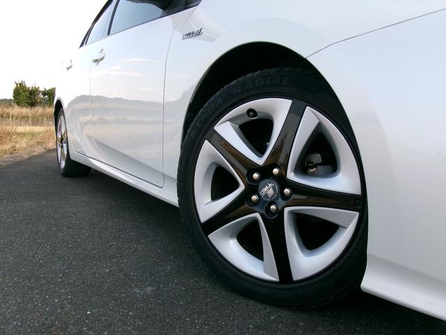 プリウス S 1年保証 SDナビ 地デジTV バックカメラ Bluetooth接続 プッシュスタート スマートキー2個 ETC ユーザー買取(38枚目)