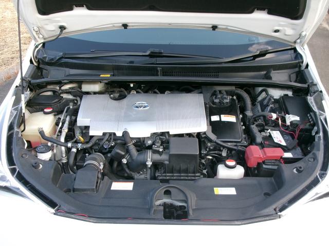 プリウス S 1年保証 SDナビ 地デジTV バックカメラ Bluetooth接続 プッシュスタート スマートキー2個 ETC ユーザー買取(55枚目)