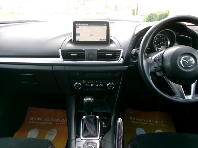 アクセラスポーツ ＸＤ　１年保証付　サンルーフ　ハーフレザーシート　純正ＳＤナビ　バックカメラ　Ｂｌｕｅｔｏｏｔｈ接続　プッシュスタート　ディーラーオートオークション仕入れ（25枚目）