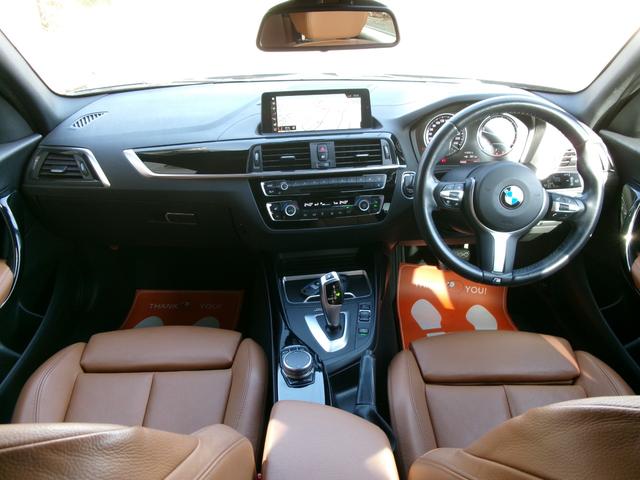 １シリーズ １１８ｄ　Ｍスポーツ　エディションシャドー　１年保証付　ブラウン革シート　純正ＨＤＤナビ　バックカメラ　スマートキー２個　ＥＴＣ　ＬＥＤヘッドライト　ユーザー買取（8枚目）