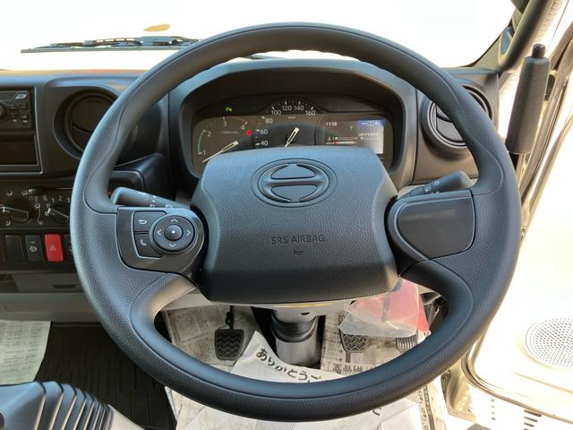 デュトロ 全低床強化ダンプ　ステアリングスイッチ／全低床スーパー横綱ダンプ３ｔ／ＬＥＤオートヘッドライト／後輪ダブル／レーンアシスト／自動パーキングブレーキ／衝突被害軽減ブレーキ（11枚目）