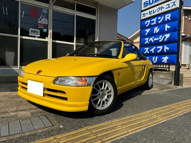 ビート 　ＥＣＵチューン　ハイオク仕様　新品ネオバタイヤ　新品スクリーン　社外アルミホイール　運転席フルバケシート　モモステ　社外マフラー　ラルグス車高調　社外フロントリップ　ＥＴＣ　ＵＳＢオーディオ（4枚目）