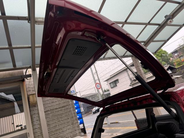 トゥデイ ＸＬセレクト　実走行距離　フルオリジナルコンディション　オリジナル塗装　禁煙車　限定車　限定色トリノレッドパール　修復歴無し　純正４速　ホンダディーラーメンテナンス車両　純正モケットフロアマット　純正ビニールマット（40枚目）