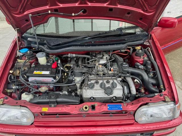 トゥデイ ＸＬセレクト　実走行距離　フルオリジナルコンディション　オリジナル塗装　禁煙車　限定車　限定色トリノレッドパール　修復歴無し　純正４速　ホンダディーラーメンテナンス車両　純正モケットフロアマット　純正ビニールマット（49枚目）
