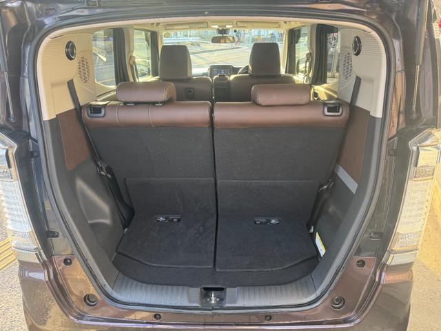 N-BOXスラッシュ X・ターボパッケージ ターボ車 純正15AW サウンドマッピング Bluetooth インテリアカラーパッケージ ETC スマートキー プッシュスタート HIDヘッドライト フルフラット チップアップリアシート(26枚目)