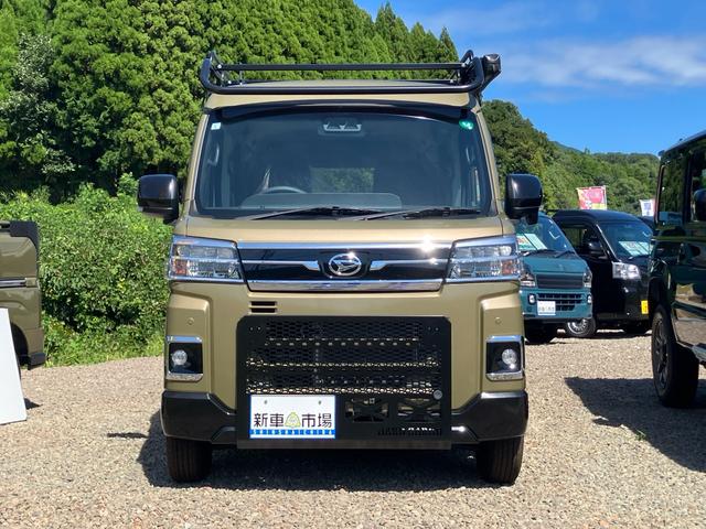 アトレー ＲＳ　届出済未使用車　ルーフレール　ハードカーゴ　ワークキャリアー　サイドオーニング　ＬＥＤスキッドグリル　後カメラ　ＡＴハイビーム　衝突軽減ブレーキシステム　コーナーソナー　車線逸脱警告　助手席エアバック（2枚目）