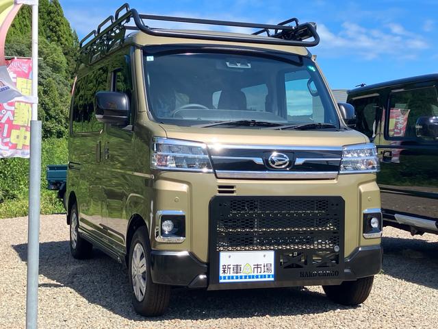 アトレー ＲＳ　届出済未使用車　ルーフレール　ハードカーゴ　ワークキャリアー　サイドオーニング　ＬＥＤスキッドグリル　後カメラ　ＡＴハイビーム　衝突軽減ブレーキシステム　コーナーソナー　車線逸脱警告　助手席エアバック（3枚目）