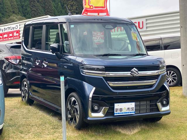 スペーシアカスタム ハイブリッドXSターボ 全周囲カメラ 両側電動スライドドア TV クリアランスソナー オートクルーズコントロール レーンアシスト 衝突被害軽減システム オートライト LEDヘッドランプ スマートキー アイドリングストップ(13枚目)