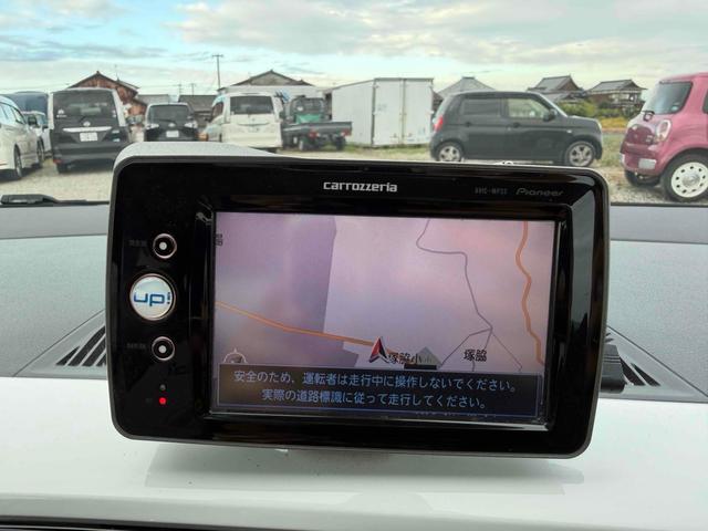 アップ! ホワイト アップ! ナビ クリアランスソナー オートクルーズコントロール 衝突被害軽減システム AT 盗難防止システム ABS ESC エアコン パワーステアリング パワーウィンドウ 運転席エアバッグ 助手席エアバッグ(3枚目)