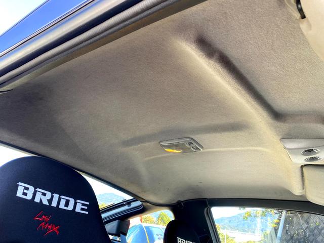 タイプX 5MT/BRIDEセミバケットシート/BRIDEグローブボックス/HPIインタークーラー/BRITZラジエター/BRITZ車高調/SSRエイグルミネルバ18インチ9J10J/D-MAXアーム/(10枚目)