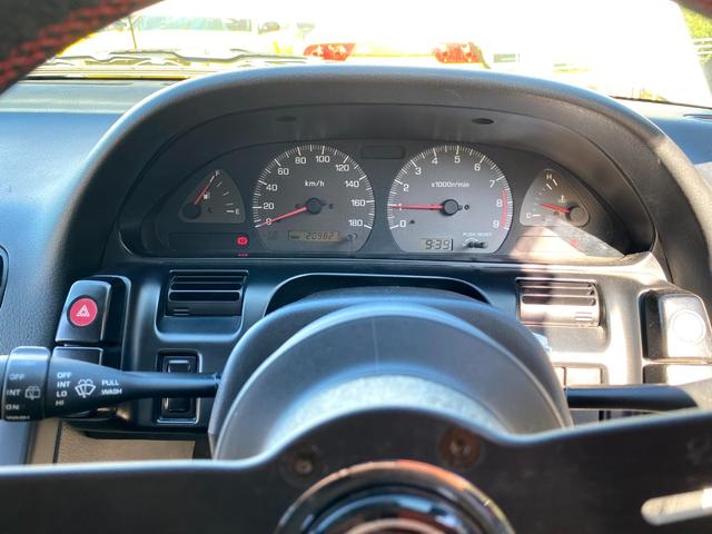 タイプX 5MT/BRIDEセミバケットシート/BRIDEグローブボックス/HPIインタークーラー/BRITZラジエター/BRITZ車高調/SSRエイグルミネルバ18インチ9J10J/D-MAXアーム/(28枚目)
