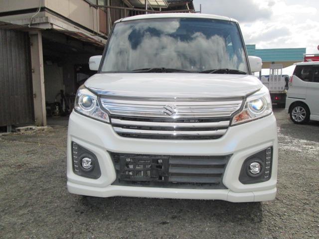 スペーシアカスタム ＸＳ　純正８インチナビ・ＴＶ・バックカメラ・Ｓエネチャージ・アイドリングストップ・プッシュスタート・キーフリーシステム・両側パワースライドド・シートヒーター・ディスチャージヘッドライト・オートライト（3枚目）