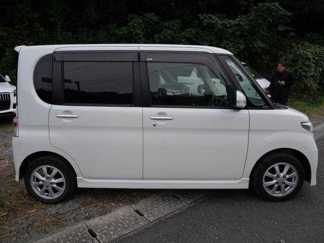 タント カスタムXリミテッド 左側電動スライドドア CD スマートキー オートエアコン 電動格納ミラー 純正14インチアルミホイール パワーウィンドウ(6枚目)