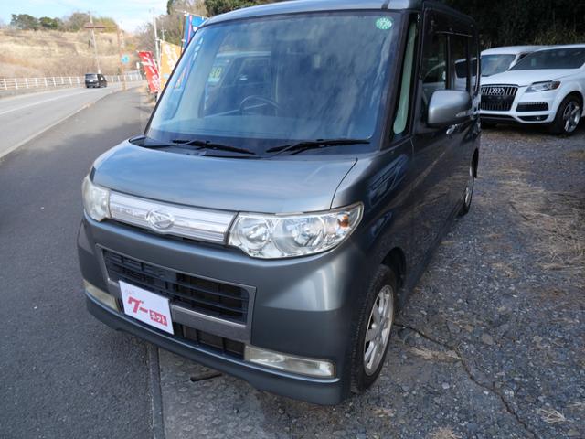 タント カスタムＸリミテッド　ナビ　フルセグ　バックモニター　左側電動スライドドア　オートエアコン　純正１４インチアルミホイール　パワーウィンドウ　パワーステアリング（2枚目）