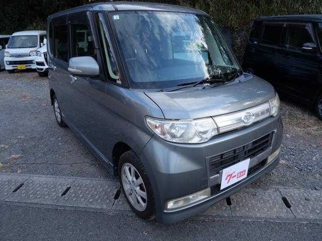 タント カスタムＸリミテッド　ナビ　フルセグ　バックモニター　左側電動スライドドア　オートエアコン　純正１４インチアルミホイール　パワーウィンドウ　パワーステアリング（4枚目）