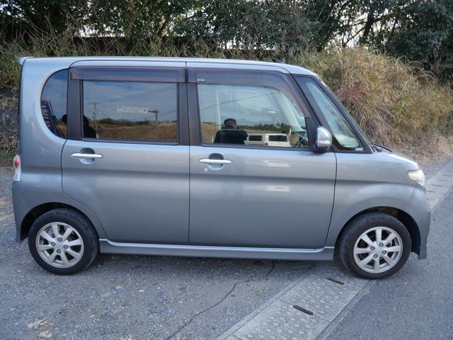 タント カスタムＸリミテッド　ナビ　フルセグ　バックモニター　左側電動スライドドア　オートエアコン　純正１４インチアルミホイール　パワーウィンドウ　パワーステアリング（5枚目）
