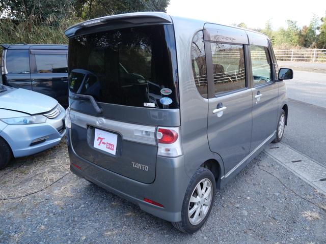 タント カスタムＸリミテッド　ナビ　フルセグ　バックモニター　左側電動スライドドア　オートエアコン　純正１４インチアルミホイール　パワーウィンドウ　パワーステアリング（6枚目）
