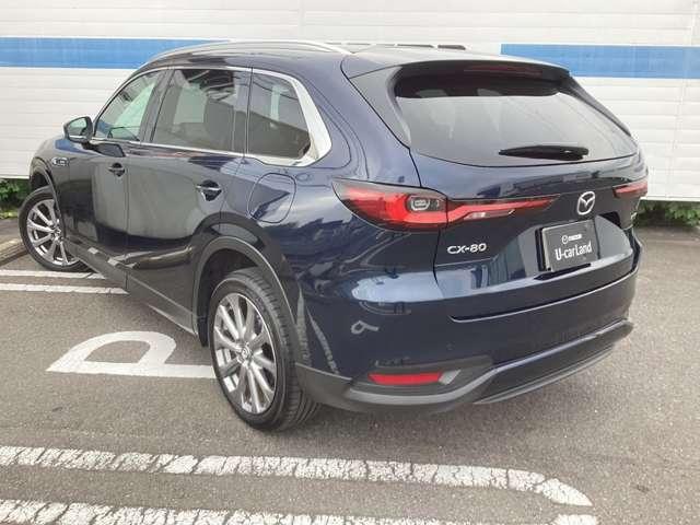 CX-80 3.3 XD Lパッケージ ディーゼルターボ エアバック ABS マツダコネクトナビ アルミホイール パノラマサンルーフ フルセグTV オートクルーズコントロール 電動リアゲート レザーシート 全周囲カメラ パワーシート スマートキー 3列シート(9枚目)