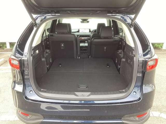 CX-80 3.3 XD Lパッケージ ディーゼルターボ エアバック ABS マツダコネクトナビ アルミホイール パノラマサンルーフ フルセグTV オートクルーズコントロール 電動リアゲート レザーシート 全周囲カメラ パワーシート スマートキー 3列シート(13枚目)