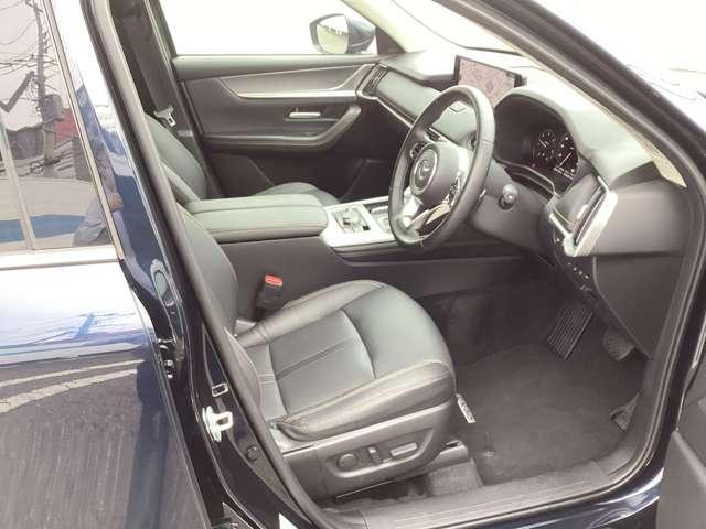 CX-80 3.3 XD Lパッケージ ディーゼルターボ エアバック ABS マツダコネクトナビ アルミホイール パノラマサンルーフ フルセグTV オートクルーズコントロール 電動リアゲート レザーシート 全周囲カメラ パワーシート スマートキー 3列シート(17枚目)