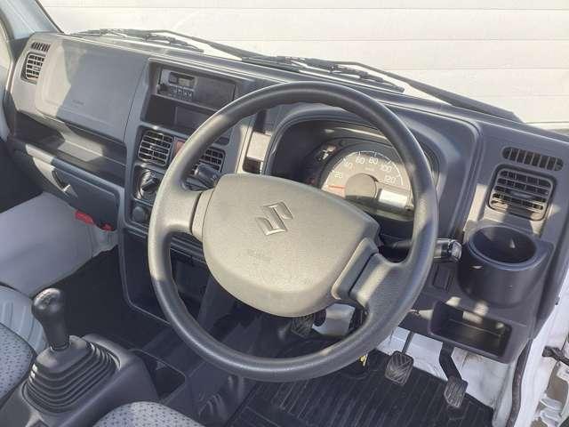 キャリイトラック ６６０　ＫＣエアコン・パワステ　３方開　４ＷＤ　エアバック　５ＭＴ　エアコン　パワステ　４ＷＤ　整備点検記録簿　助手席エアバック　ＡＣ　運転席エアバック　パートタイム４ＷＤ　パワステ　ＡＢＳ（12枚目）