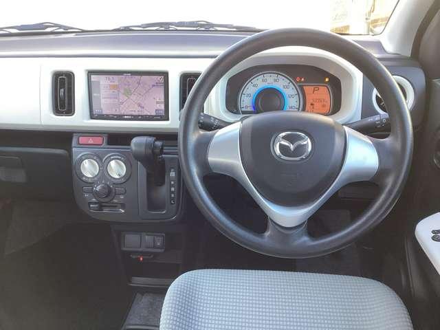 キャロル 660 GS エアバック ABS インパネシフト 運転席エアバッグ シートH 運転席助手席エアバック アイドルストップ キーレスキー 横滑り防止機能 パワーウィンドウ PS メモリーナビ エアコン ナビ ABS(3枚目)