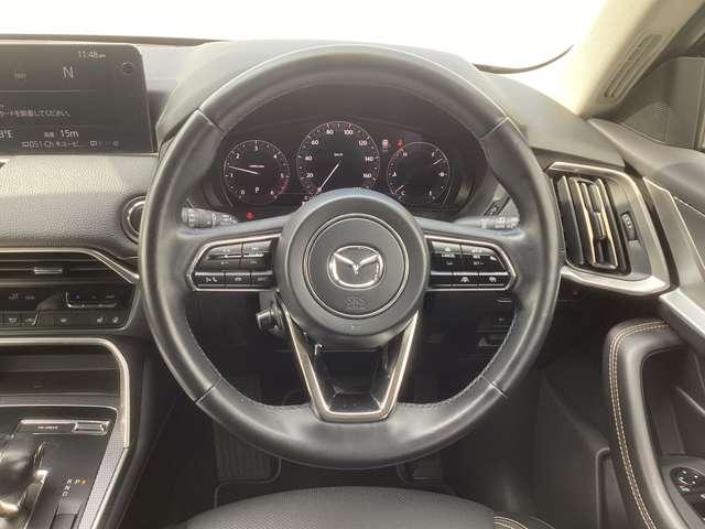 ＣＸ－６０ ３．３　ＸＤ　Ｌパッケージ　ディーゼルターボ　エアバック　ＡＢＳ　マツダコネクト　シートヒータ　地デジチューナー　電動リヤゲート　本革　パワーシート　ＬＥＤヘッドライト　ＴＶ　ＥＴＣ　スマートキー　オートエアコン　盗難防止装置　バックカメラ　ＡＷ（12枚目）