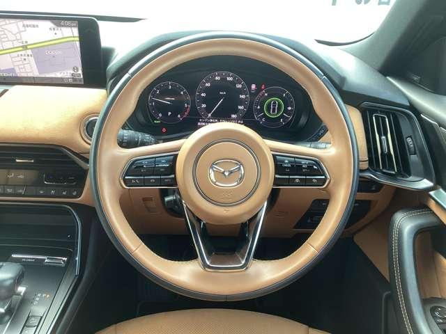 ＣＸ－６０ ３．３　ＸＤハイブリッド　プレミアム　スポーツ　ディーゼルタ　エアバック　ＡＢＳ　マツダコネクト　ナビ　ＥＴＣ付き　全周囲　オートクルーズコントロール　シートＨ　パワーリフトゲート　ＬＥＤヘッドライト　アルミホイール　フルオートエアコン　横滑り防止装置　４ＷＤ（11枚目）