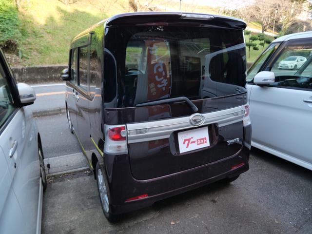 タント カスタムＸ　ナビ　フルセグ　左側電動スライドドア　オートエアコン　ＥＴＣ　電動格納ミラー　プライバシーガラス　セキュリティ　純正１４インチアルミホイール（7枚目）