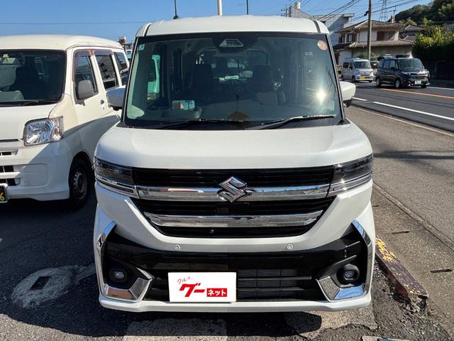 スペーシアカスタム ハイブリッドXS ナビ フルセグ 全方位モニター ブレーキサポート 両側電動スライドドア ステアリングヒーター シートヒーター パワーステアリング(3枚目)