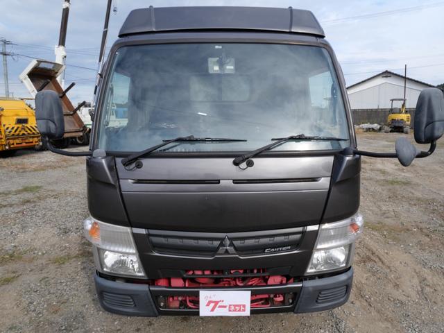 キャンター 　３トン　平ボディ　パワーゲート　エアコン　パワーステアリング　パワーウィンドウ　キーレスエントリー　バックモニター　エアバッグ（3枚目）