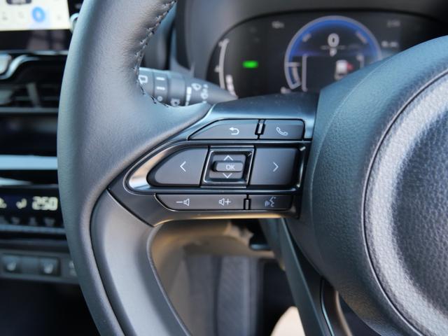 ヤリスクロス ハイブリッドZ 登録済み未使用車 スマートキー プッシュスタート ナビ フルセグ 全方位モニター ETC シートヒーター ステアリングヒーター 全方位モニター(30枚目)