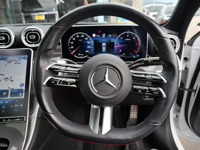 Ｃクラス Ｃ２２０ｄアバンギャルド　ナビ　全方位モニター　フルセグ　本革パワーシート　グラスルーフ　ＥＴＣ　ＡＭＧ１８インチアルミホイール　パワーステアリング（9枚目）