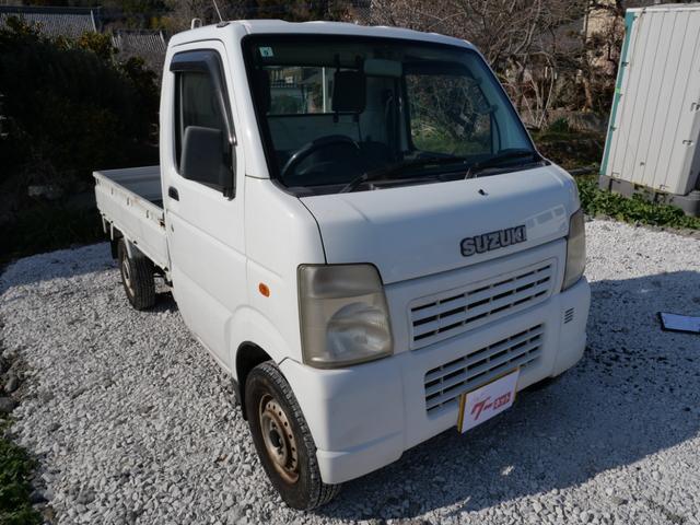 キャリイトラック ＫＣエアコン・パワステ　セレクト４ＷＤ車　エアコン　パワーステアリング　三方開　ラジオ　荷台マット　ライトレベル調節（7枚目）