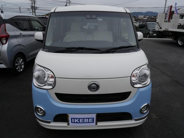 ムーヴキャンバス Ｇメイクアップ　ＳＡＩＩＩ　スマートキー　プッシュスタート　ＥＴＣ　ナビ　フルセグ　バックモニター　トラクションコントロール　レザー調シートカバー　記録簿（17枚目）