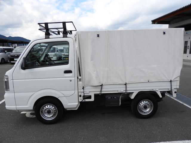 キャリイトラック ＫＣ　両開き幌車・ナビ・ＥＴＣ・バックカメラ・ルーフキャリア（6枚目）